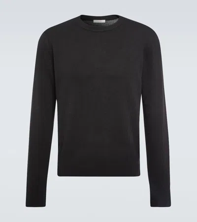The Row Benji Cashmere Sweater In Black