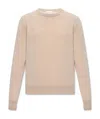 The Row Benji Long-sleeved Pullover In Nude