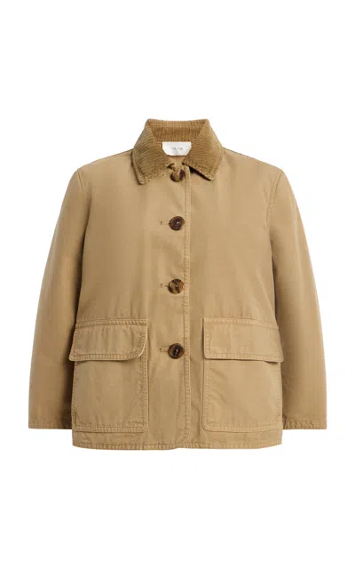 The Row Benka Cotton Canvas Jacket In Neutral