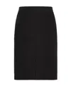 The Row Pleated Midi Skirt In Black