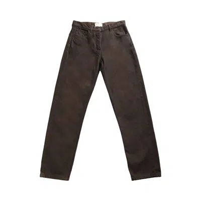 Pre-owned The Row Bercy Jean 'brown'
