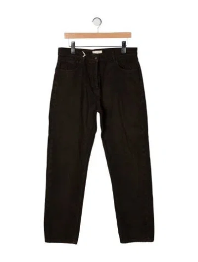 Pre-owned The Row Bercy Straight Leg Jeans W/ Tags In Brown