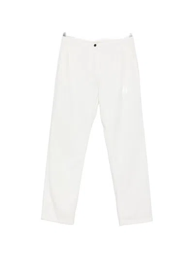 The Row Berit Cotton Trousers In White