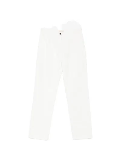 The Row Berit Straight-leg Trousers In White