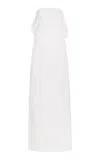 THE ROW BERNETTE STRAPLESS COTTON MAXI DRESS