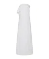 The Row Bernette Strapless Dress In White