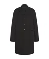 The Row Bernie Woolen Single-breasted Coat In Black
