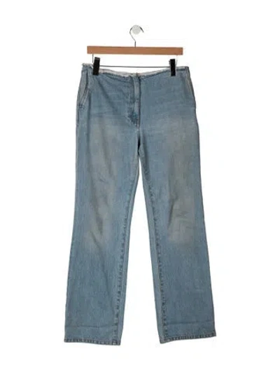 Pre-owned The Row Beso Wide Leg Jeans In Blue