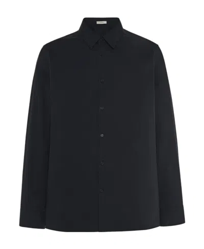 The Row Beto Wool Shirt In Black