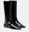 The Row Bette Leather Knee-high Boots In Black