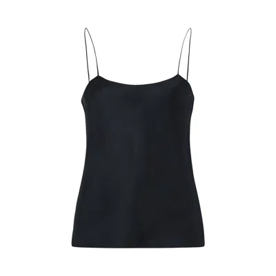 Pre-owned The Row Biggins Top 'black'