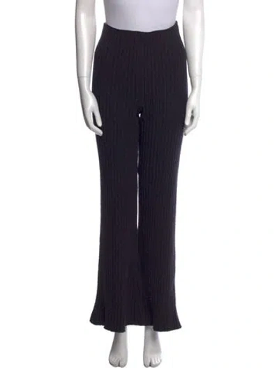 Pre-owned The Row Bija Pant Wide Leg Pants In Black