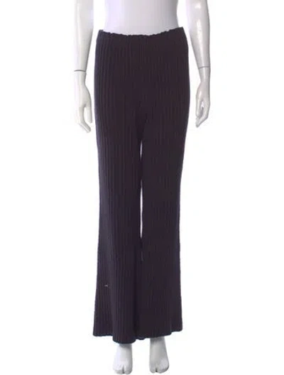 Pre-owned The Row Bija Wide Leg Pants In Blue