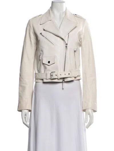 Pre-owned The Row Biker Jacket In Neutrals