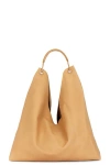The Row Leather Bindle 3 Shoulder Bag In Cream