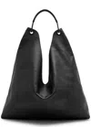 The Row Bindle Leather Tote Bag In Black