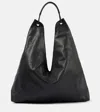 The Row Bindle Leather Tote Bag In Black