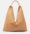 The Row Leather Bindle 3 Shoulder Bag In Cream