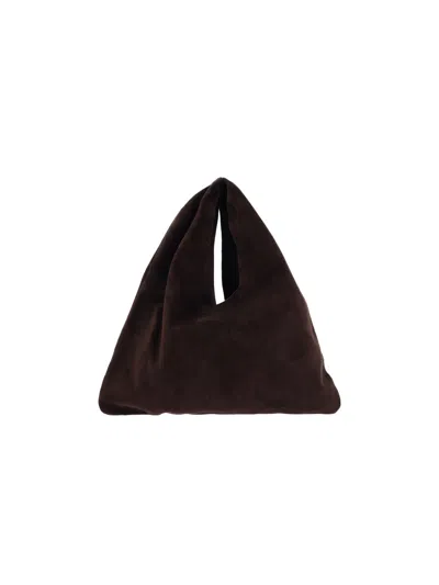 The Row 'bindle' Small Bag In Brown