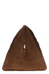 The Row 'bindle' Small Handbag In Brown