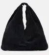 The Row Bindle Small Suede Tote Bag