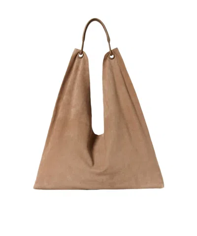 The Row Bindle Three Shoulder Bag In Brown