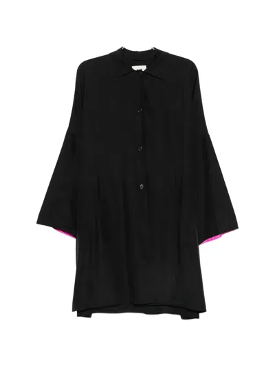 The Row Birgit Button-up Shirt In Black