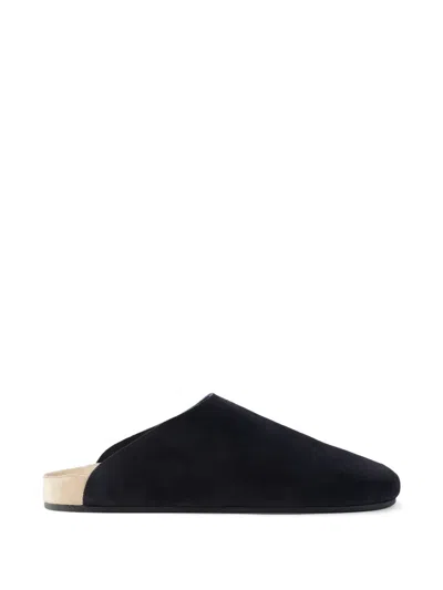 The Row Hudson Two Slides In Black