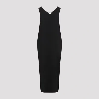 The Row Black Agla Viscose Long Dress