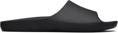 The Row Black Ama Pool Slides