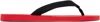 The Row Dune Grosgrain Thong Sandals In Scr Scarlet