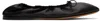 The Row Black Awar Ballerina Flats In Charcoal