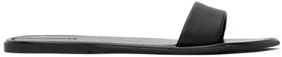 THE ROW BLACK BEACH SANDALS