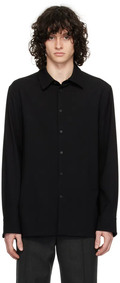 The Row Beto Wool Shirt In Blue