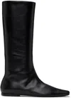 The Row Bette Leather Knee-high Boots In Black