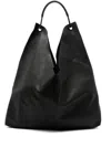 The Row Bindle Leather Tote Bag In Black