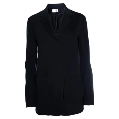 Pre-owned The Row , Black Blazer Jacket With Slide Closure