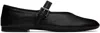 The Row Black Boheme Mj Ballerina Flats In Blk Black