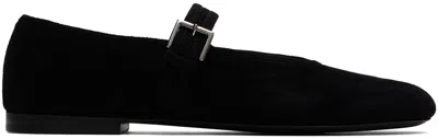 THE ROW BLACK BOHEME MJ BALLERINA FLATS