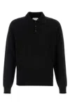 The Row Cashmere Polo Shirt Judi In Black