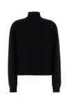 The Row Kensington Cashmere Sweater High Neck In Black