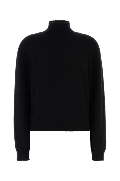 The Row Black Cashmere Kensington Sweater