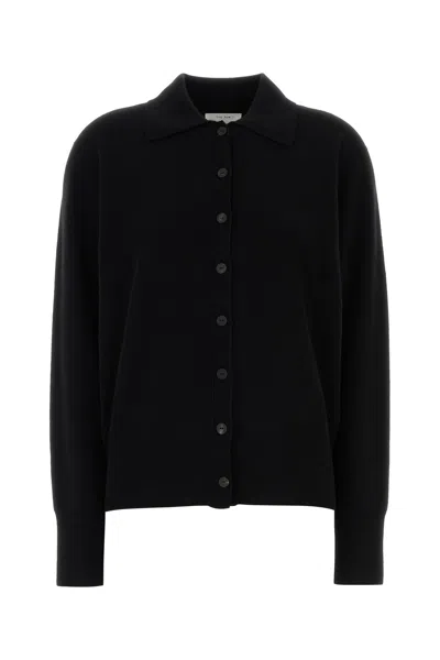 THE ROW CARDIGAN LILLIA IN CASHMERE NERO DONNA