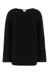 The Row Black Cashmere Mirr Oversize Sweater In Multi