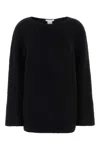The Row Oversized Cashmere Sweater Round Neck In Blue