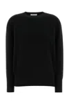 The Row Black Cashmere Oversize Leilani Sweater In Black