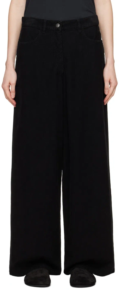 The Row Chan Pant In Black