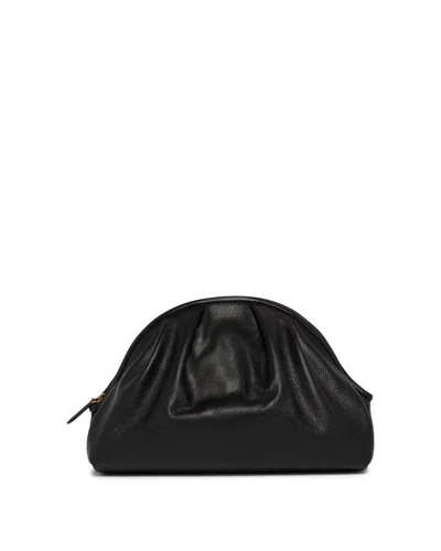 The Row Black Charlotte Clutch Bag