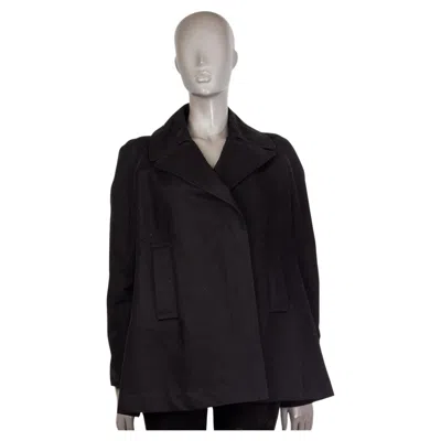 Pre-owned The Row Black Cotton Double Breasted Gaberdine Jacket 0 Xxs
