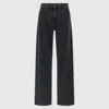 The Row Five-pocket Denim Trousers Featuring Belt Loops In Black